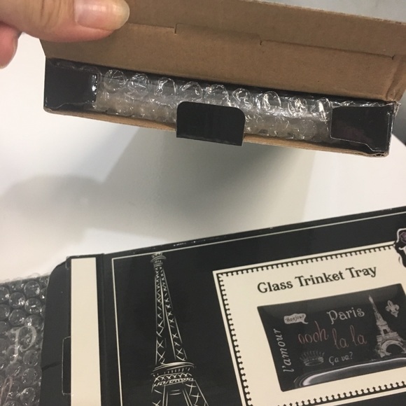 Glass Trinket Tray, NIB, Paris - Picture 3 of 5